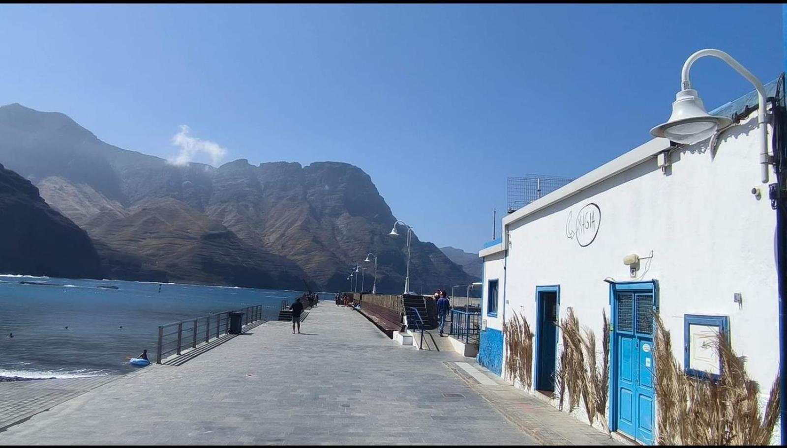Apartamento Casa Bimba Agaete Con Terraza Y Ducha Exterior Exterior foto