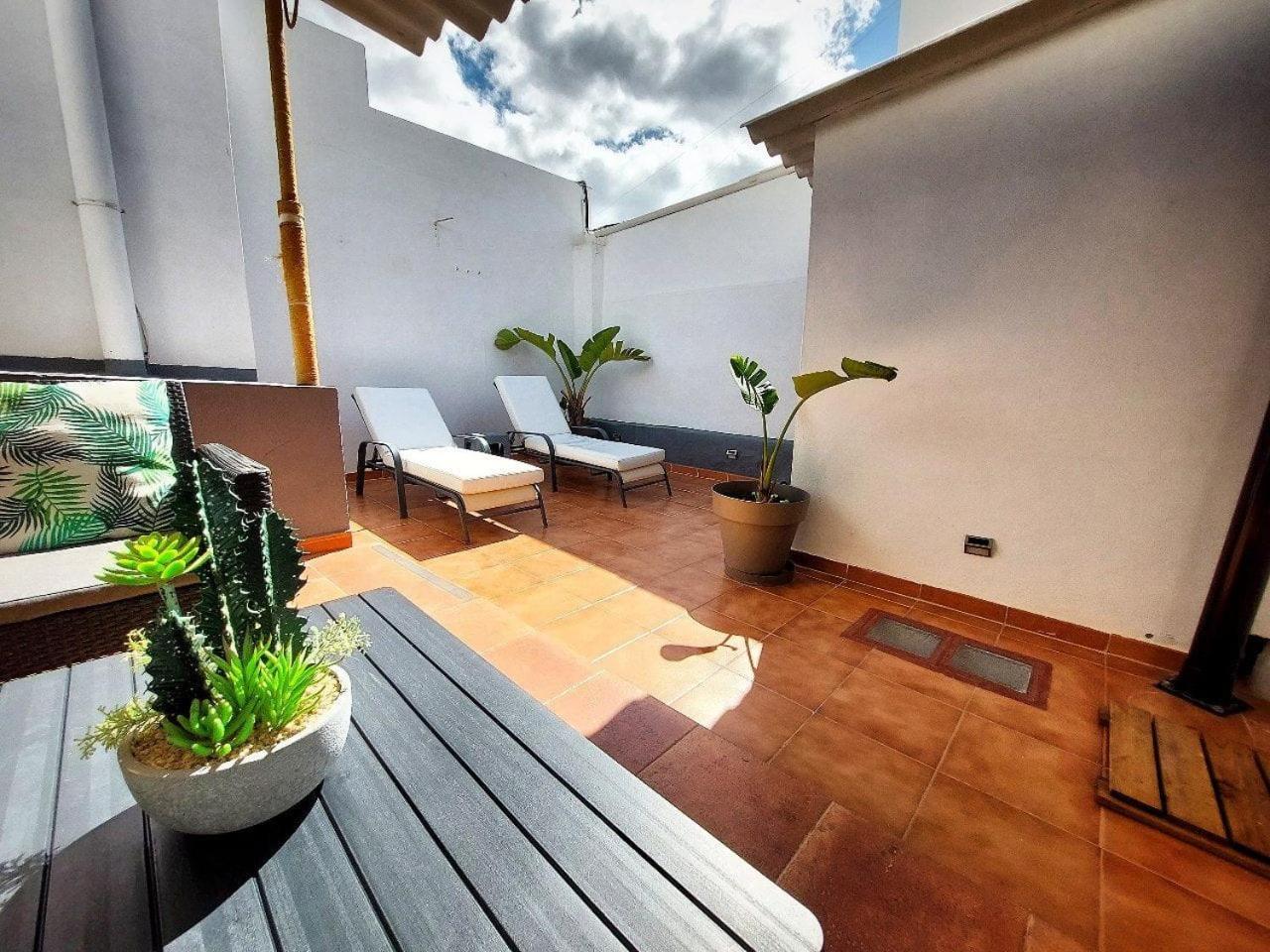 Apartamento Casa Bimba Agaete Con Terraza Y Ducha Exterior Exterior foto